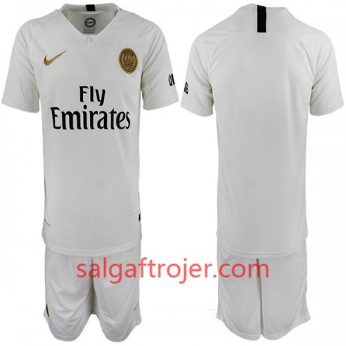 Paris Saint-Germain Fodboldtrøjer Børn Udebanesæt 2018/19 Kort ærmer Paris Saint-Germain Fodboldtrøjer Børn Udebanesæt 2018/19 Kort ærmer